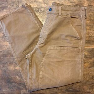 American Eagle Flex Double Knee Carpenter Pants 34x34 Workwear Utility Brown